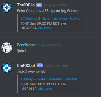 Community Events Discord Bot Join
